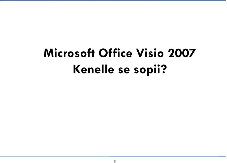 Visio 2007