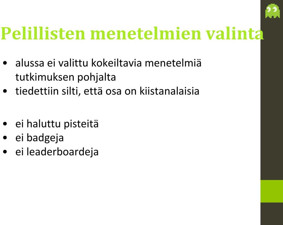 pohjalta tiedettiin silti, että osa on
