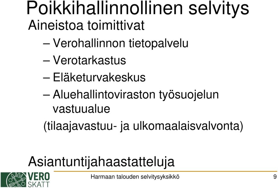 Aluehallintoviraston työsuojelun vastuualue (tilaajavastuu- ja