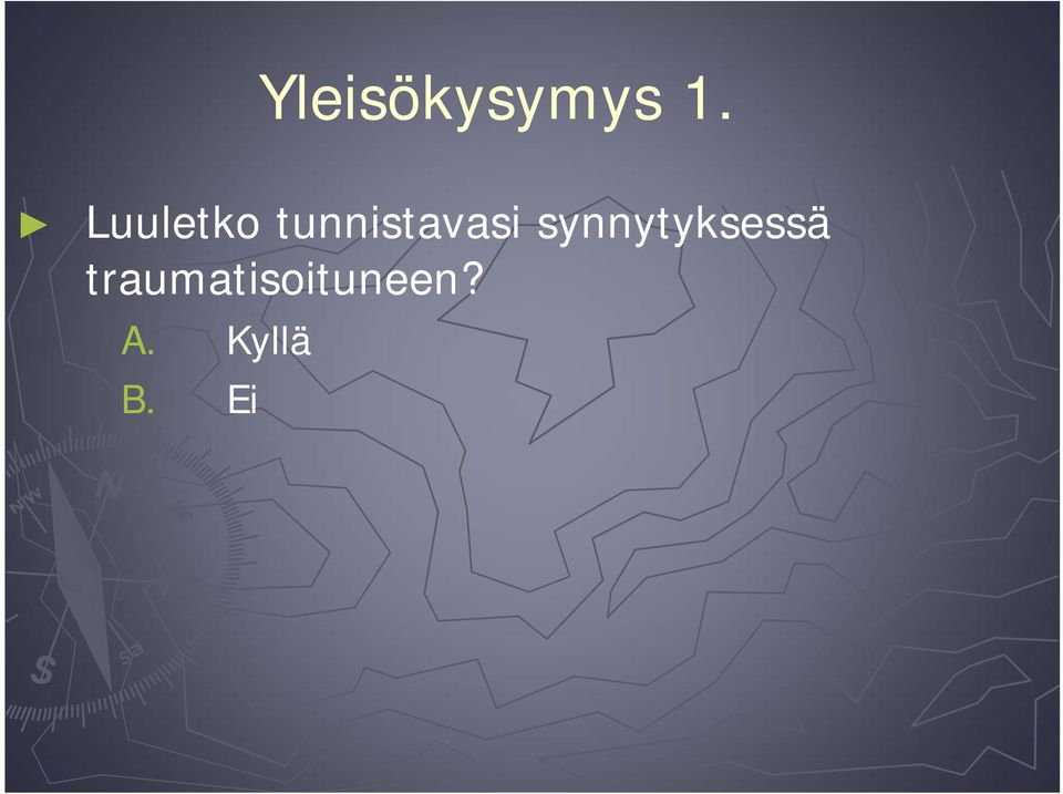 synnytyksessä