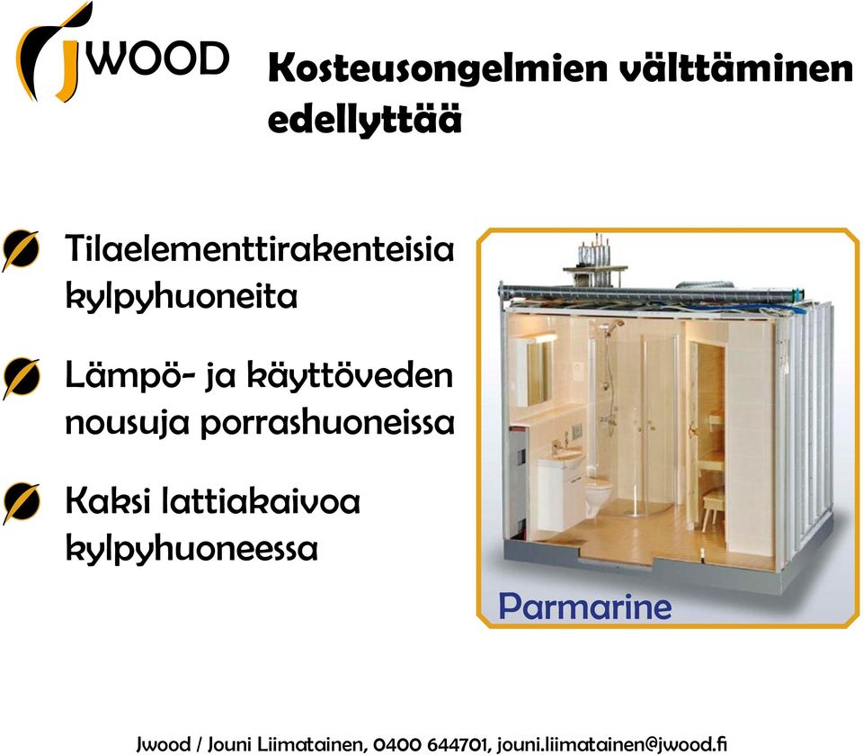 Lämpö- ja käyttöveden nousuja