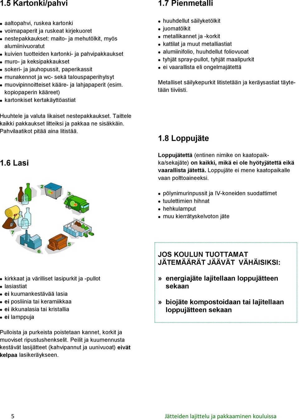 kopiopaperin kääreet) kartonkiset kertakäyttöastiat 1.