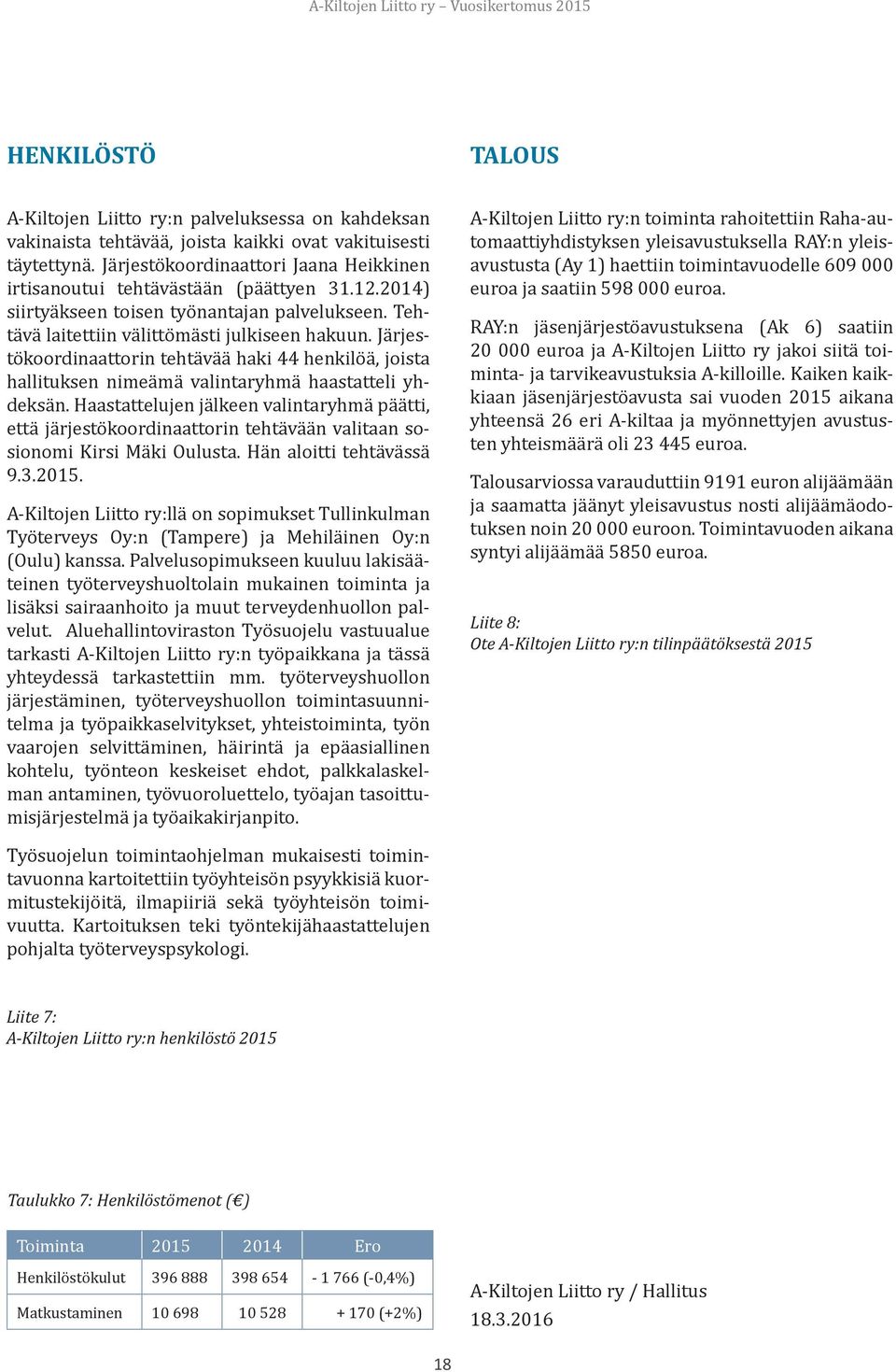 Järjestökoordinaattorin tehtävää haki 44 henkilöä, joista hallituksen nimeämä valintaryhmä haastatteli yhdeksän.