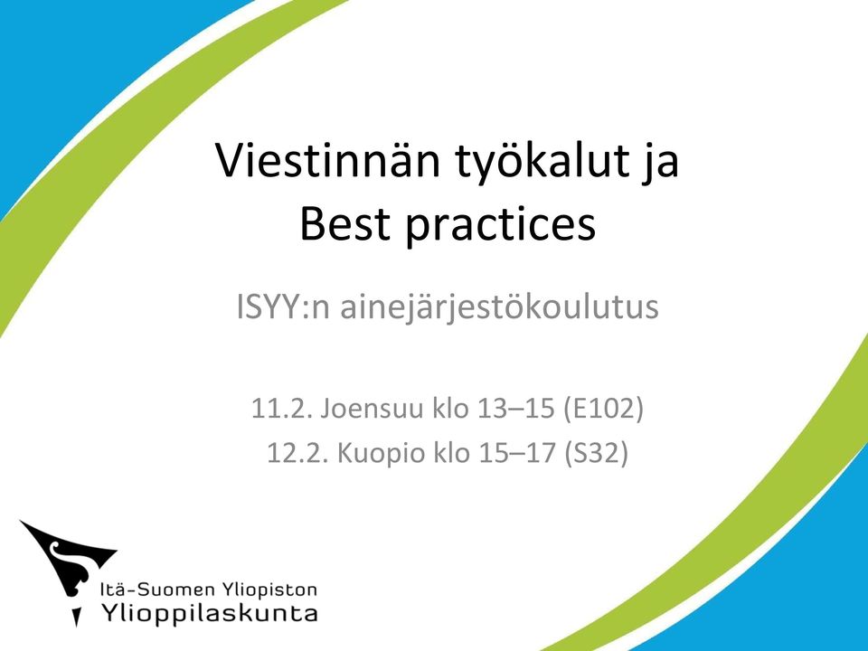 ainejärjestökoulutus 11.2.