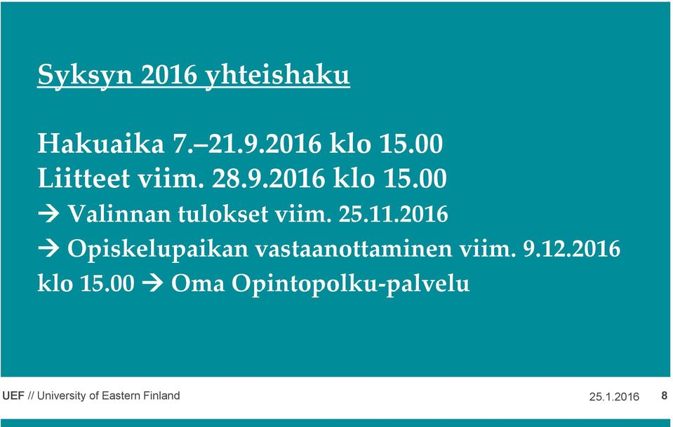 00 Valinnan tulokset viim. 25.11.