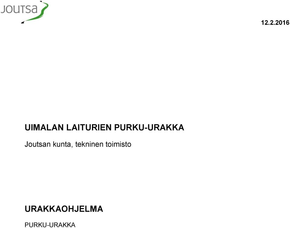 Joutsan kunta, tekninen