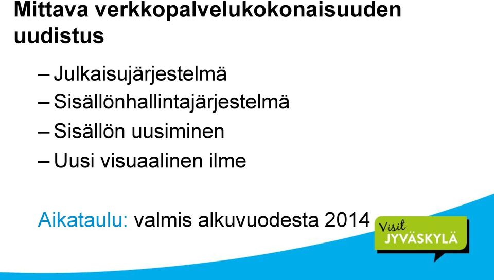 Sisällönhallintajärjestelmä Sisällön