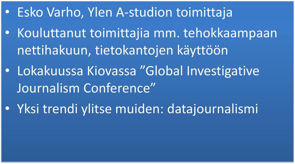 tehokkaampaan nettihakuun, tietokantojen käyttöön