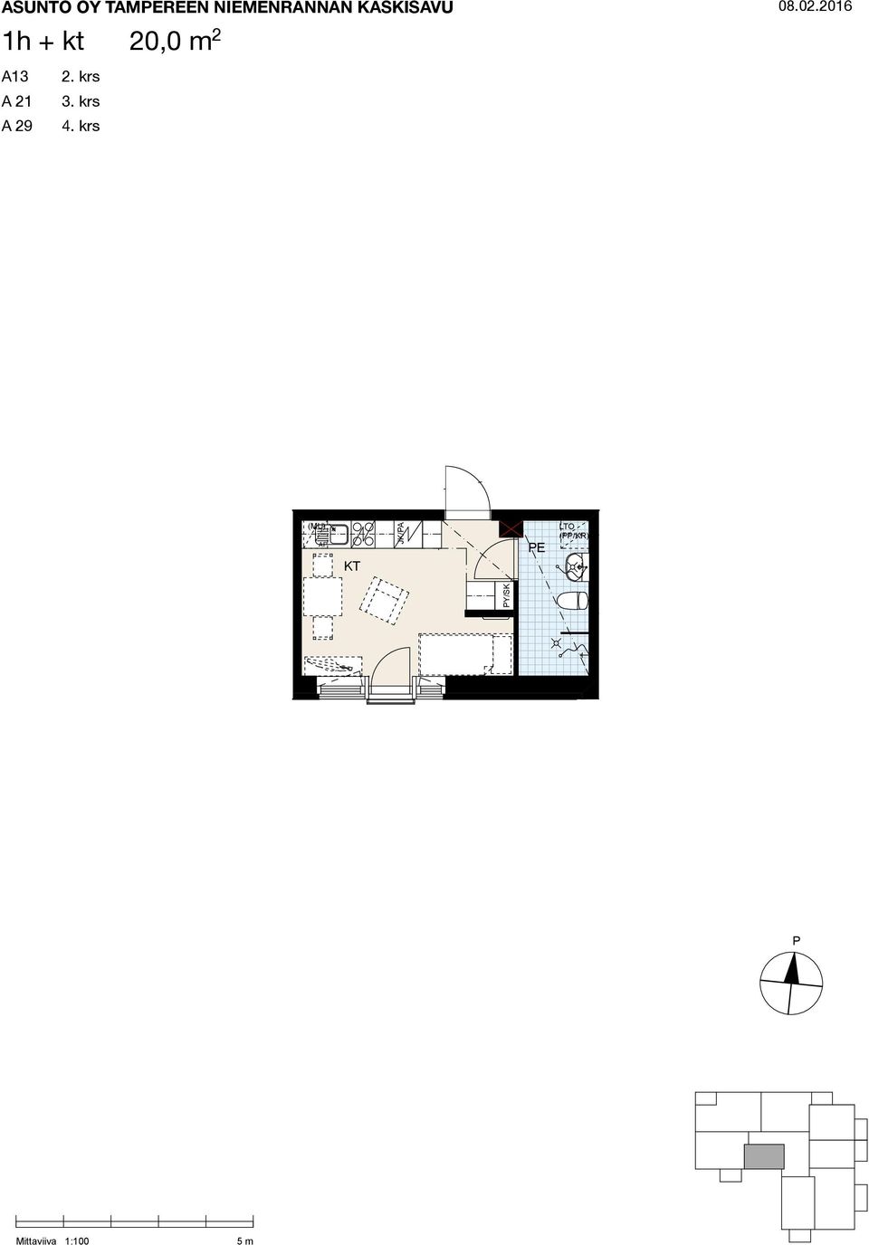 + kt 20,0 m 2 A13 A