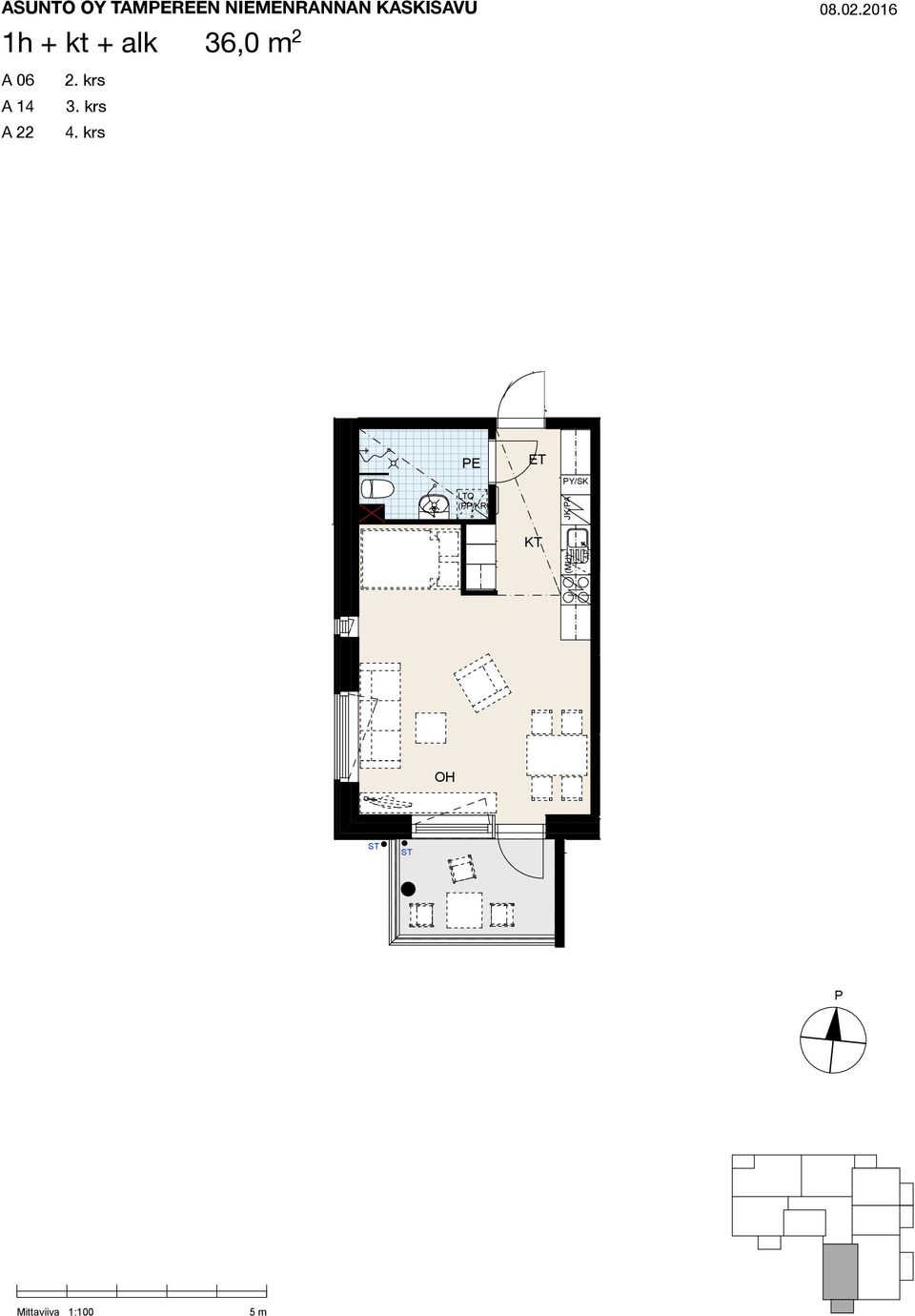kt + alk 36,0 m 2 A 06