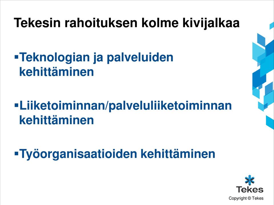 Liiketoiminnan/palveluliiketoiminnan