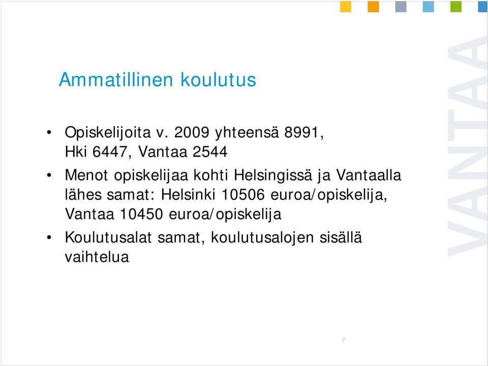 kohti Helsingissä ja Vantaalla lähes samat: Helsinki 10506