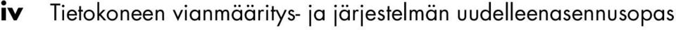 järjestelmän