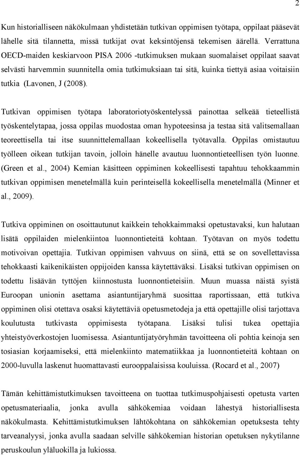 (Lavonen, J (2008).