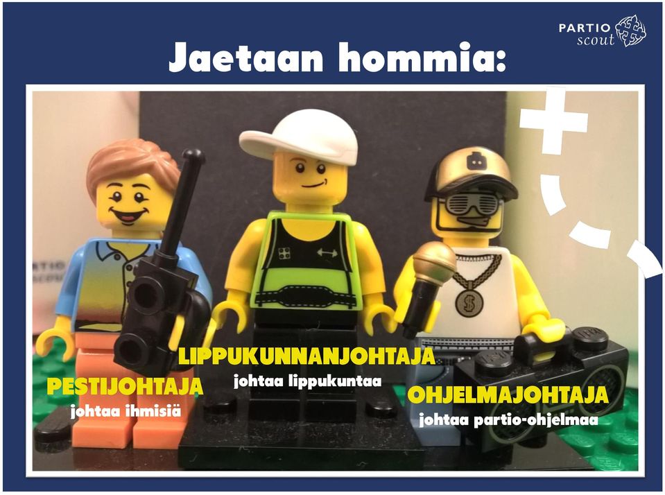 LIPPUKUNNANJOHTAJA johtaa