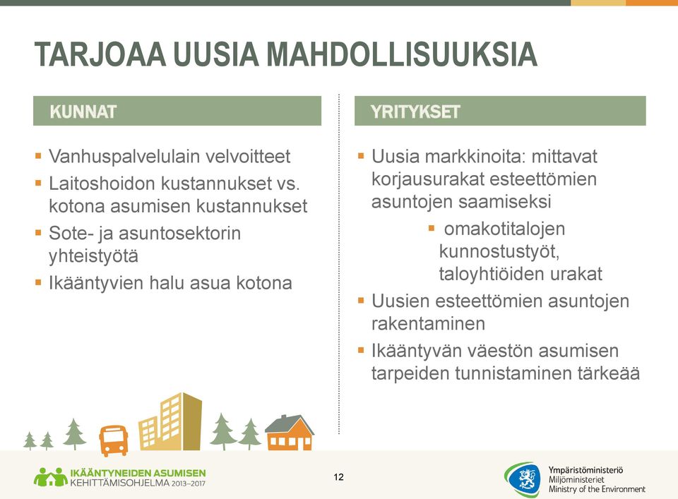 Uusia markkinoita: mittavat korjausurakat esteettömien asuntojen saamiseksi omakotitalojen kunnostustyöt,