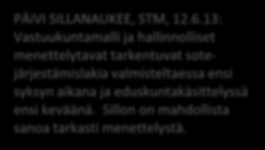 SOTE-rakenneuudistus 10.6.