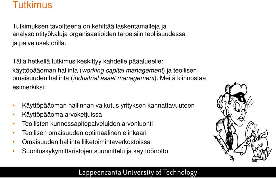 asset management).