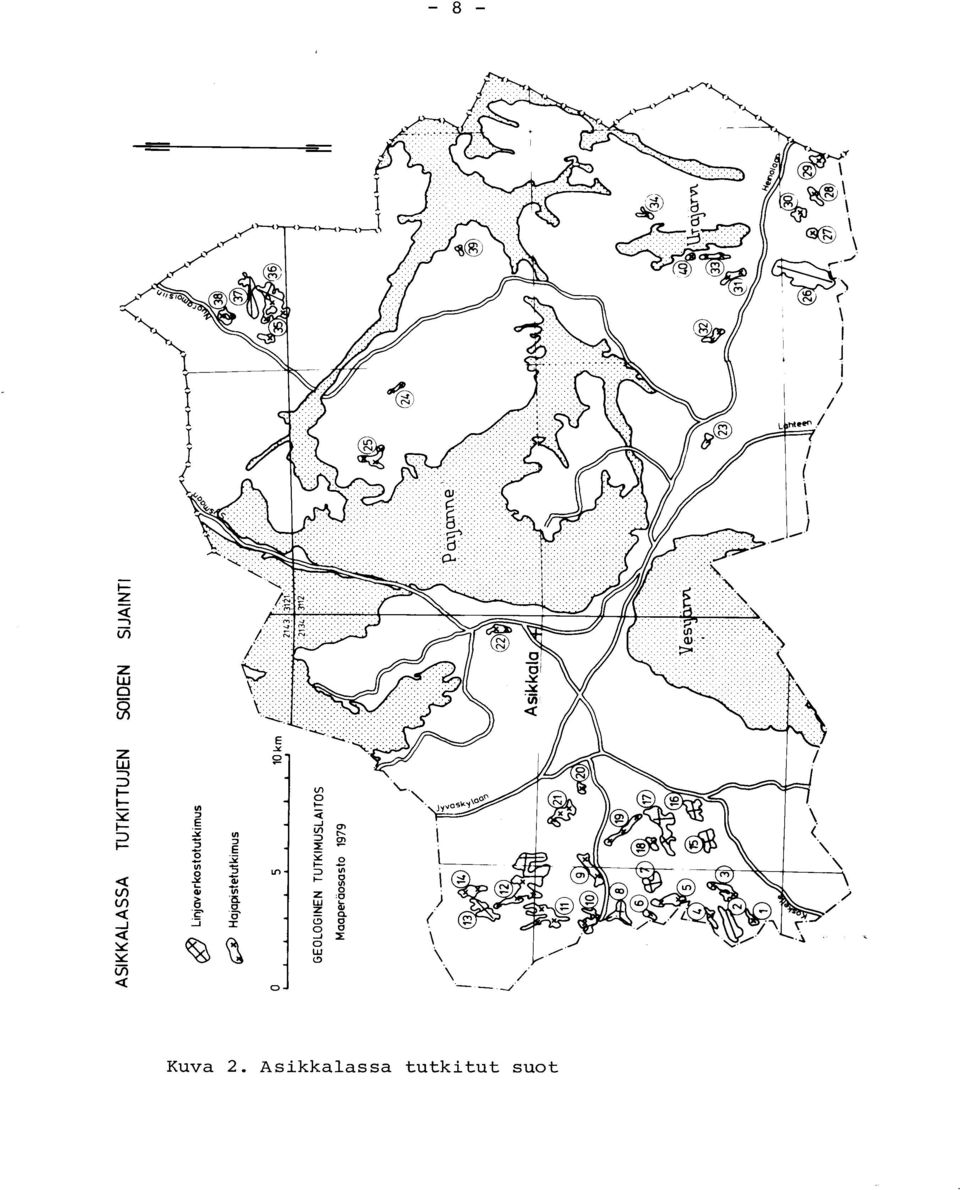 Hajapistetutkimu s 5 10 k m GEOLOGINEN