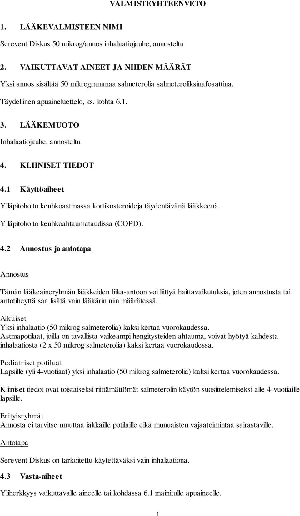 KLIINISET TIEDOT 4.