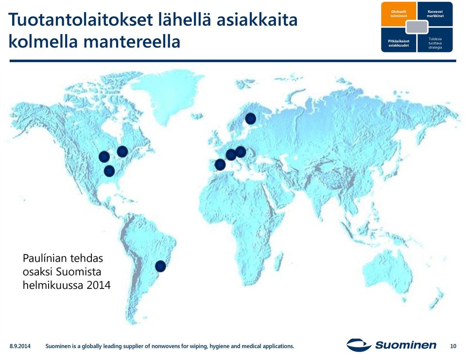 Paulínian tehdas osaksi Suomista helmikuussa 2014 8.9.