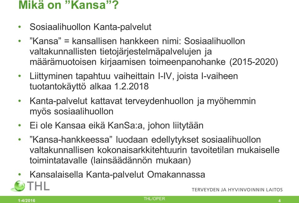 kirjaamisen toimeenpanohanke (20