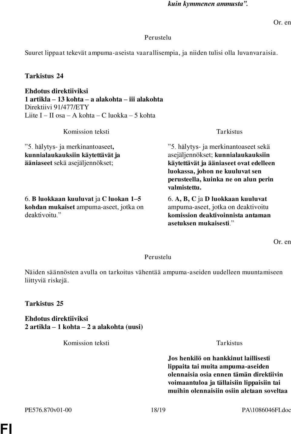 B luokkaan kuuluvat ja C luokan 1 5 