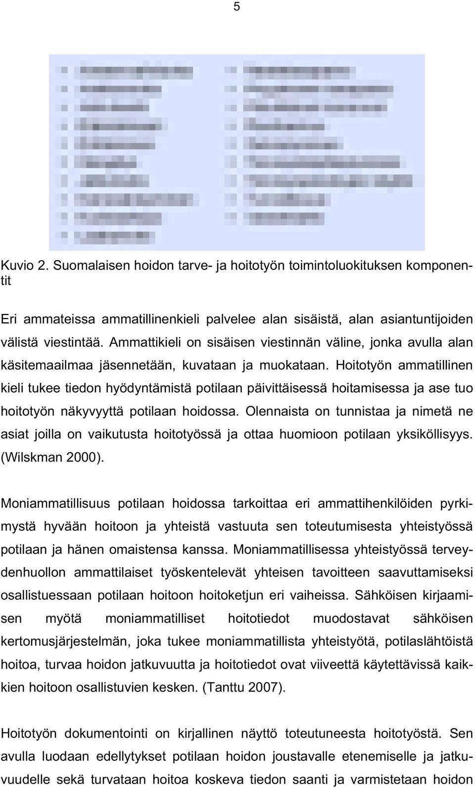 Hoitotyön ammatillinen kieli tukee tiedon hyödyntämistä potilaan päivittäisessä hoitamisessa ja ase tuo hoitotyön näkyvyyttä potilaan hoidossa.