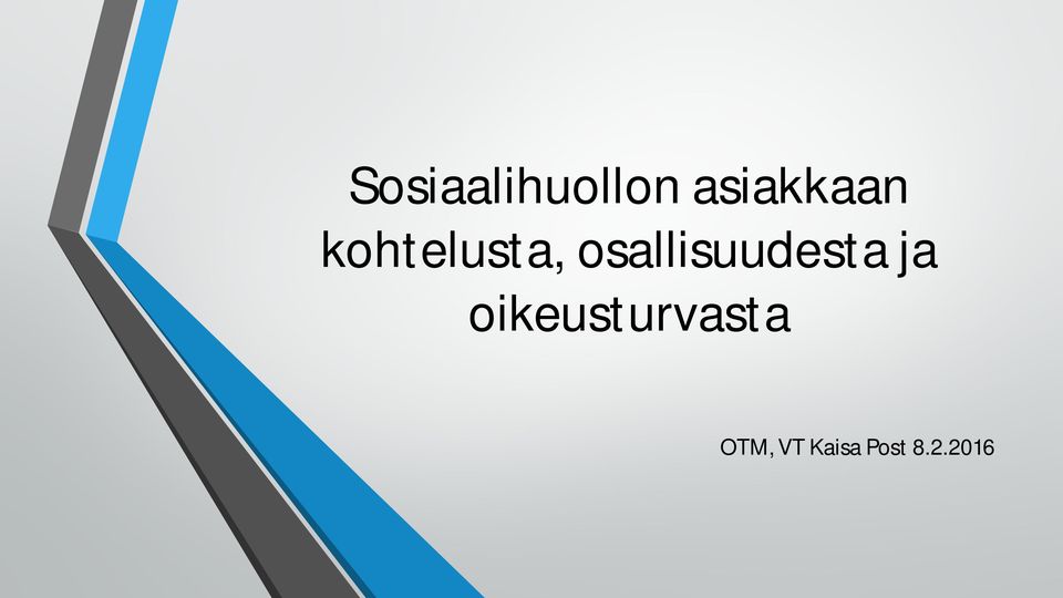 osallisuudesta ja