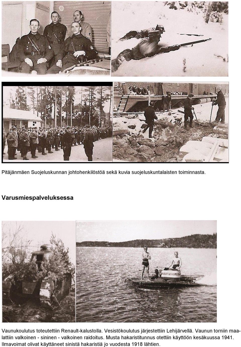 Vesistökoulutus järjestettiin Lehijärvellä.