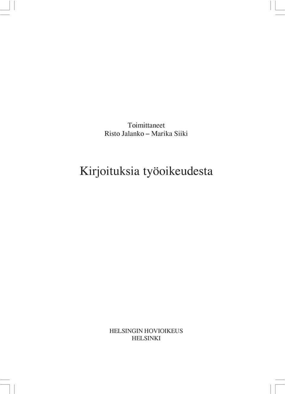 Kirjoituksia