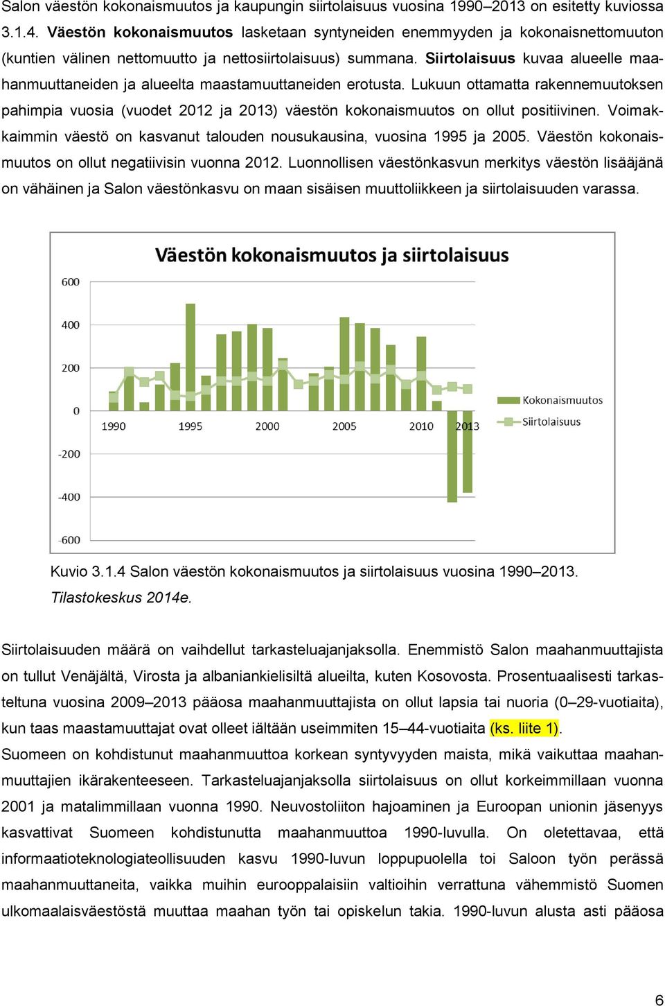 Siirtolaisuus kuvaa alueelle maahanmuuttaneiden ja alueelta maastamuuttaneiden erotusta.