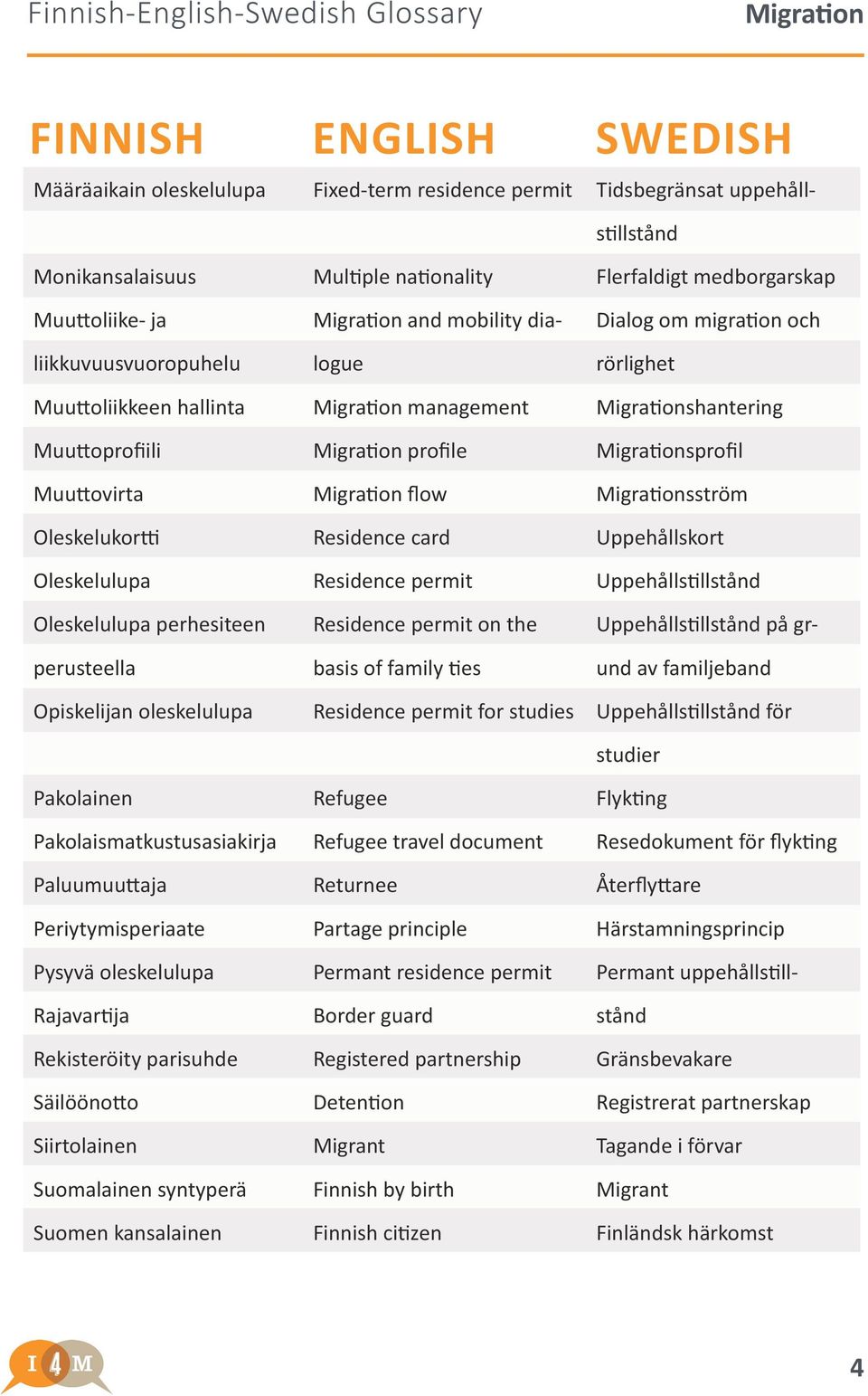 Rekisteröity parisuhde Säilöönotto Siirtolainen Suomalainen syntyperä Suomen kansalainen Multiple nationality and mobility dialogue management profile flow Residence card Residence permit Residence