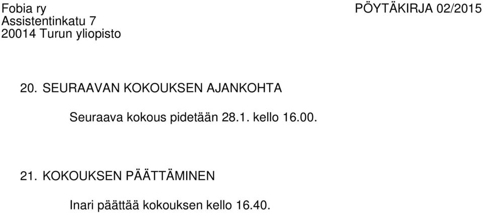 kello 16.00. 21.