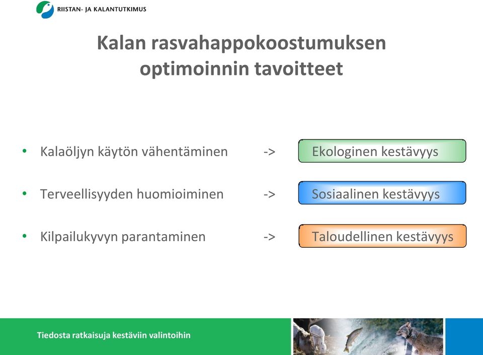 Terveellisyyden huomioiminen -> Sosiaalinen kestävyys