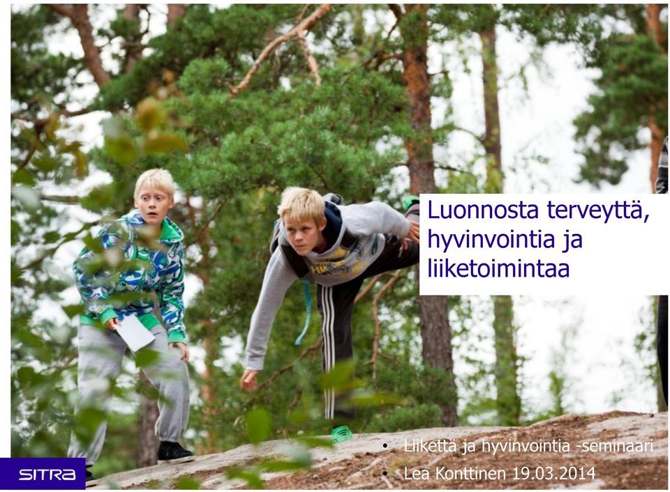 liiketoimintaa Liikettä ja