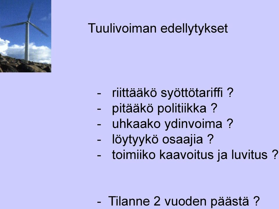 - uhkaako ydinvoima?