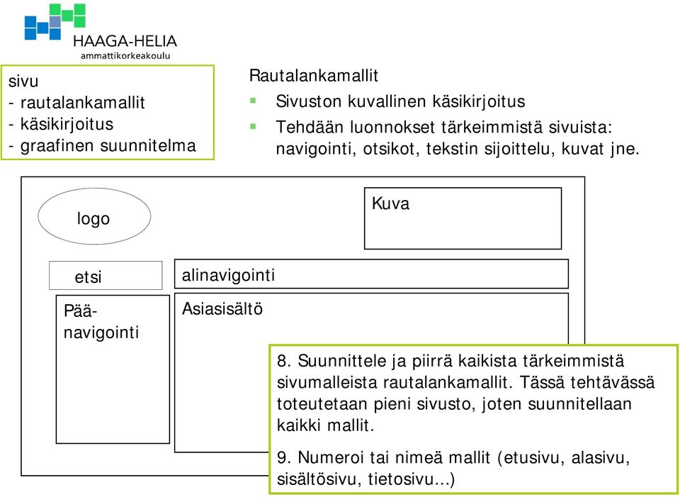 logo Kuva etsi etsi Päänavigointi alinavigointi Asiasisältö 8.