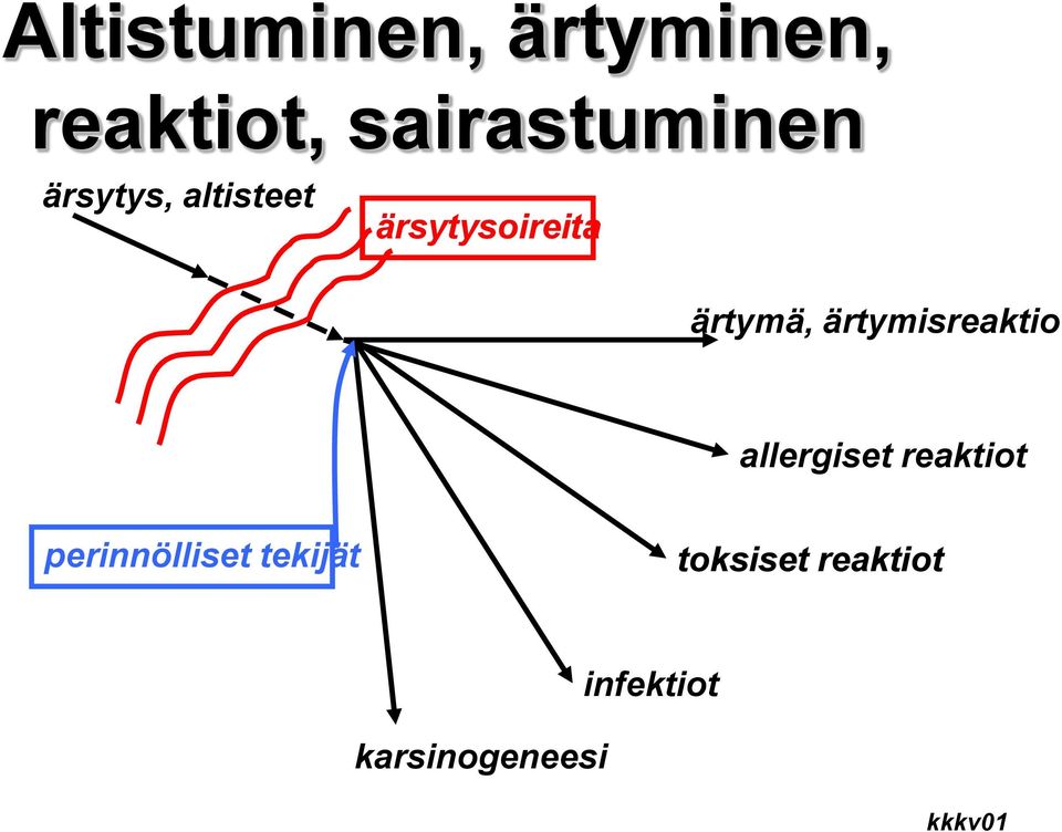 ärtymisreaktio allergiset reaktiot perinnölliset