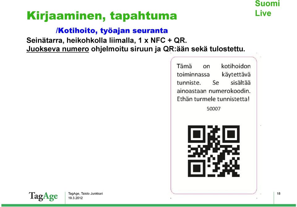 NFC + QR.