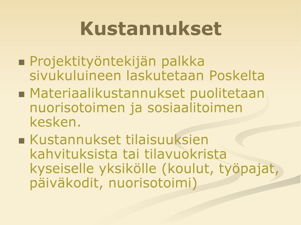 sosiaalitoimen kesken.