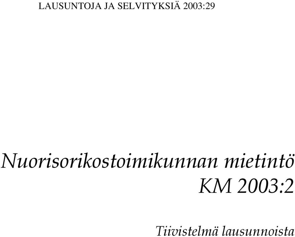 Nuorisorikostoimikunnan