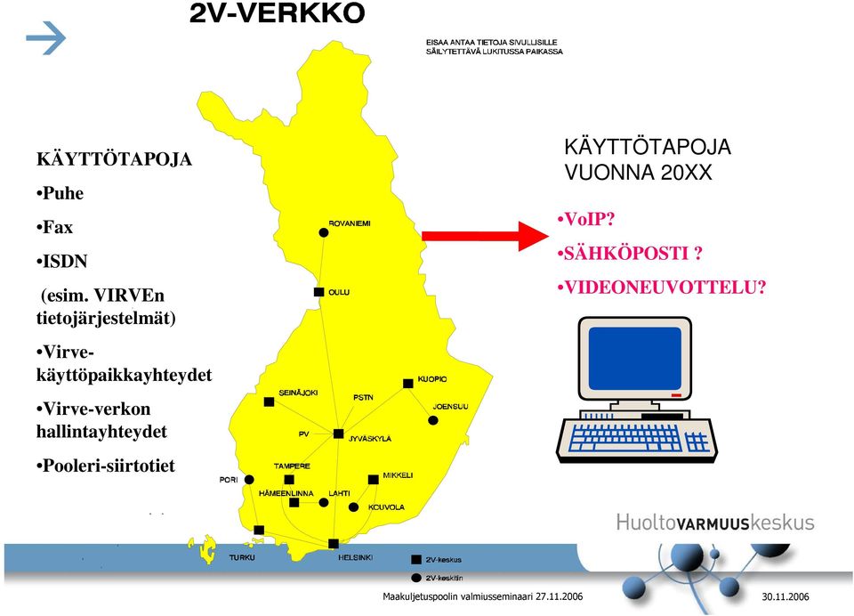 Virvekäyttöpaikkayhteydet Virve-verkon