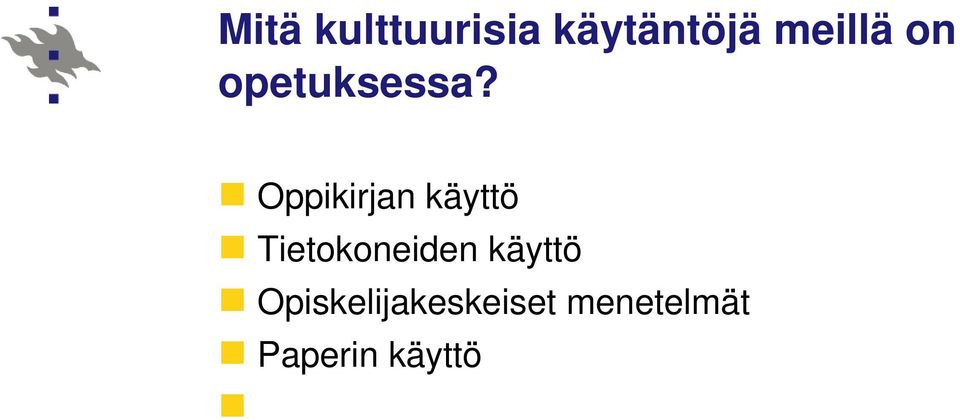 Oppikirjan käyttö Tietokoneiden