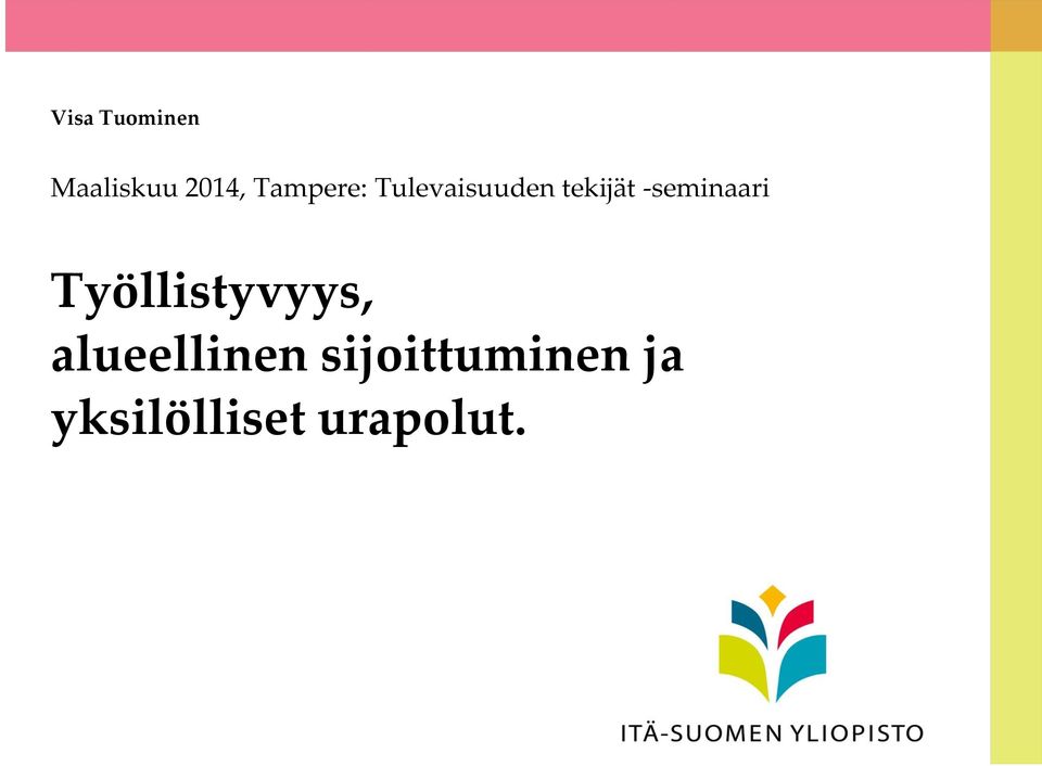 -seminaari Työllistyvyys,