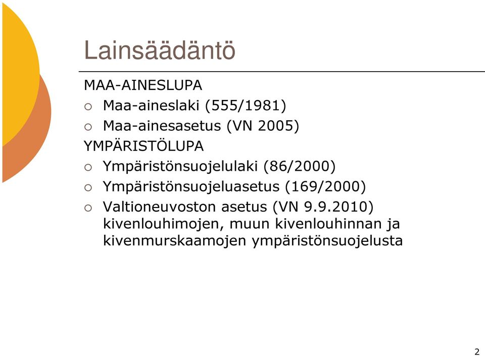 Ympäristönsuojeluasetus (169/