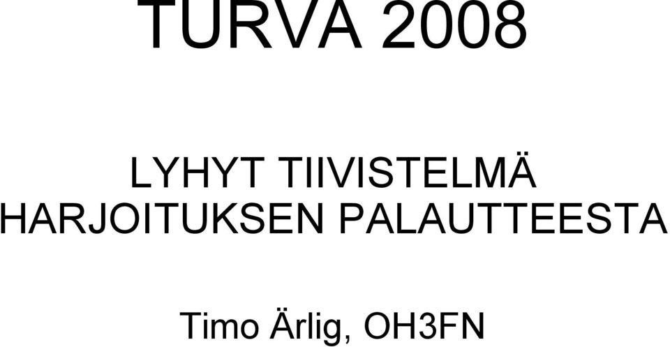 HARJOITUKSEN