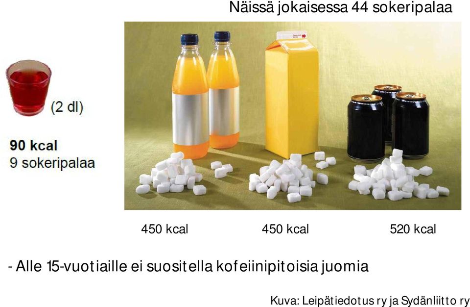 15-vuotiaille ei suositella