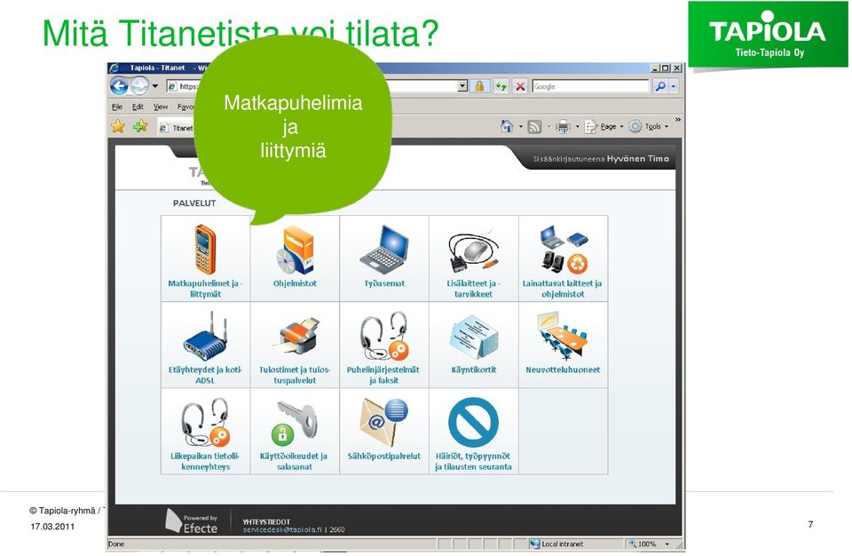Matkapuhelimia ja
