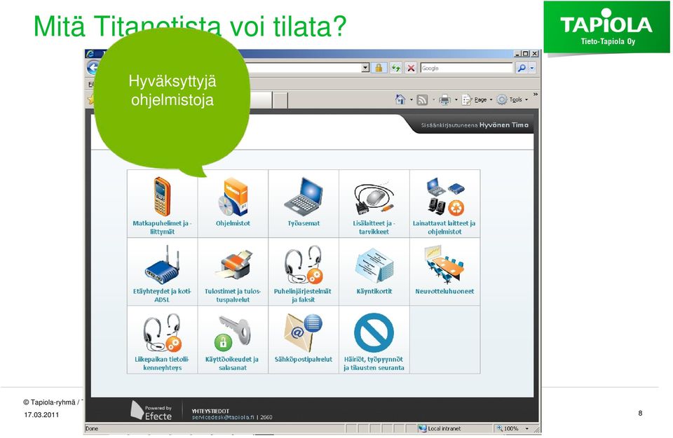 Hyväksyttyjä